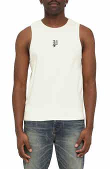 Ribbed Stretch Cotton Tank