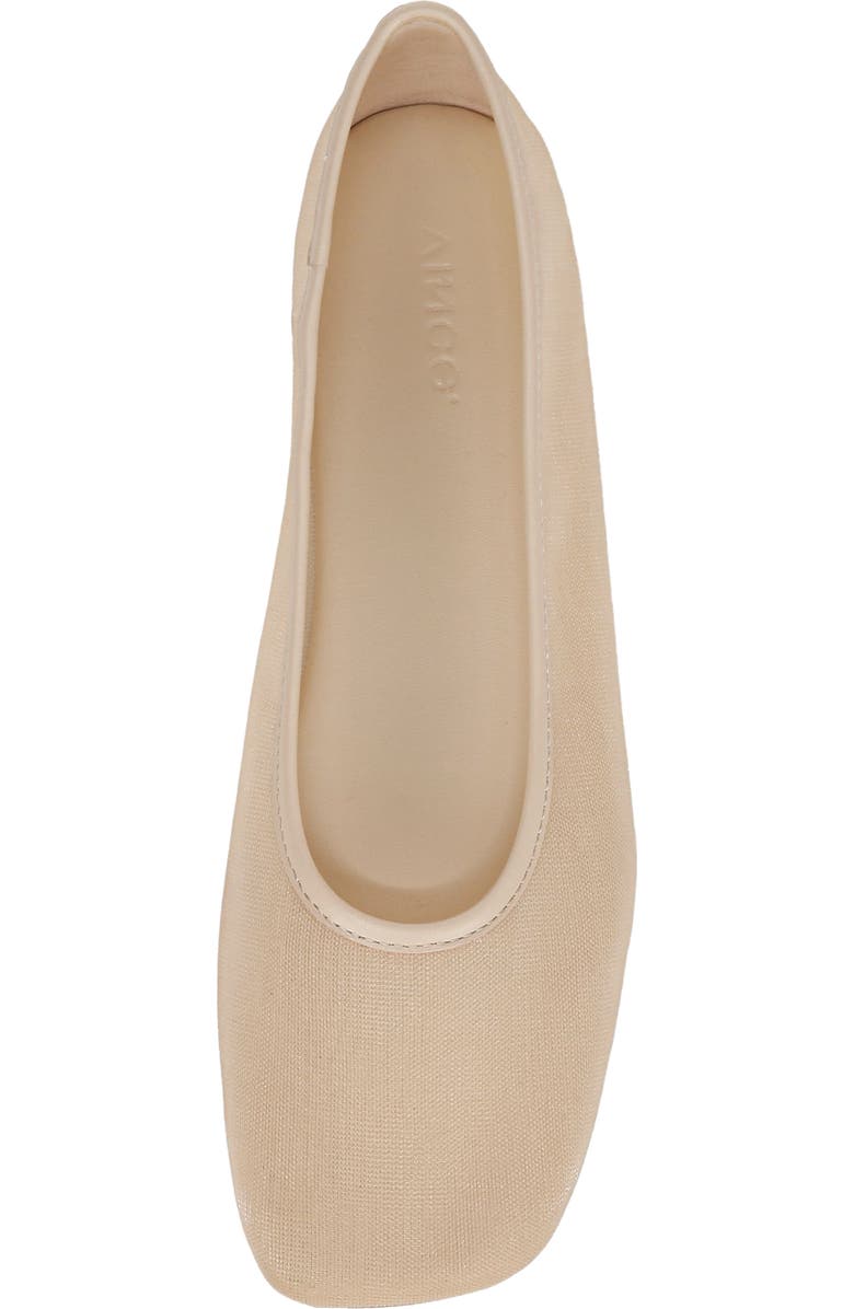 Vince Leah Mesh Ballet Flat, Alternate, color, Birchsand