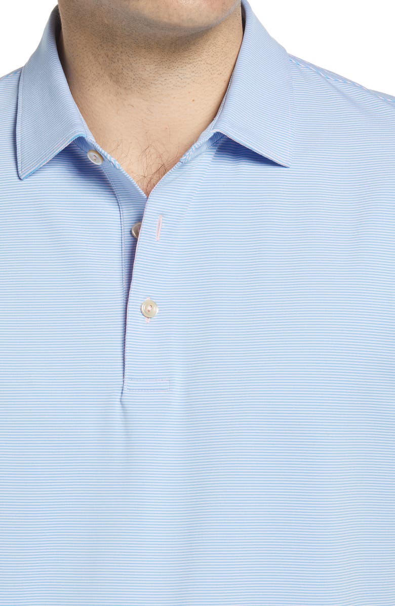 Peter Millar Jubilee Stripe Short Sleeve Performance Polo, Alternate, color,