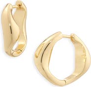 Madewell Twisted Hoop Earrings