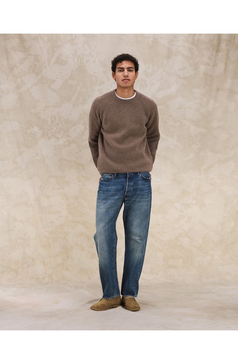 Fortela 992 Johnny 5-Pocket High-Waisted Custom Wash Denim, Alternate, color, D475