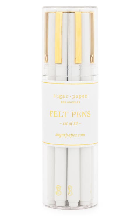 Set of 12 Felt Pens