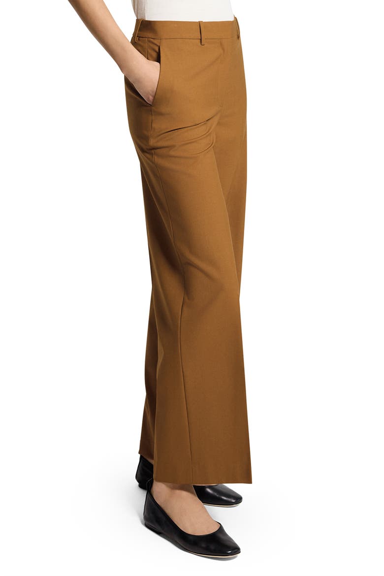 Stretch Wool Pants, Alternate, color, DARK COGNAC