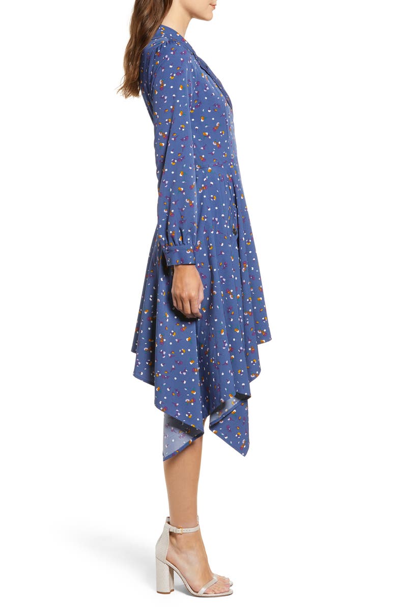 CHRISELLE LIM COLLECTION Chriselle Lim Wren Floral Print Trench Dress, Alternate, color, 