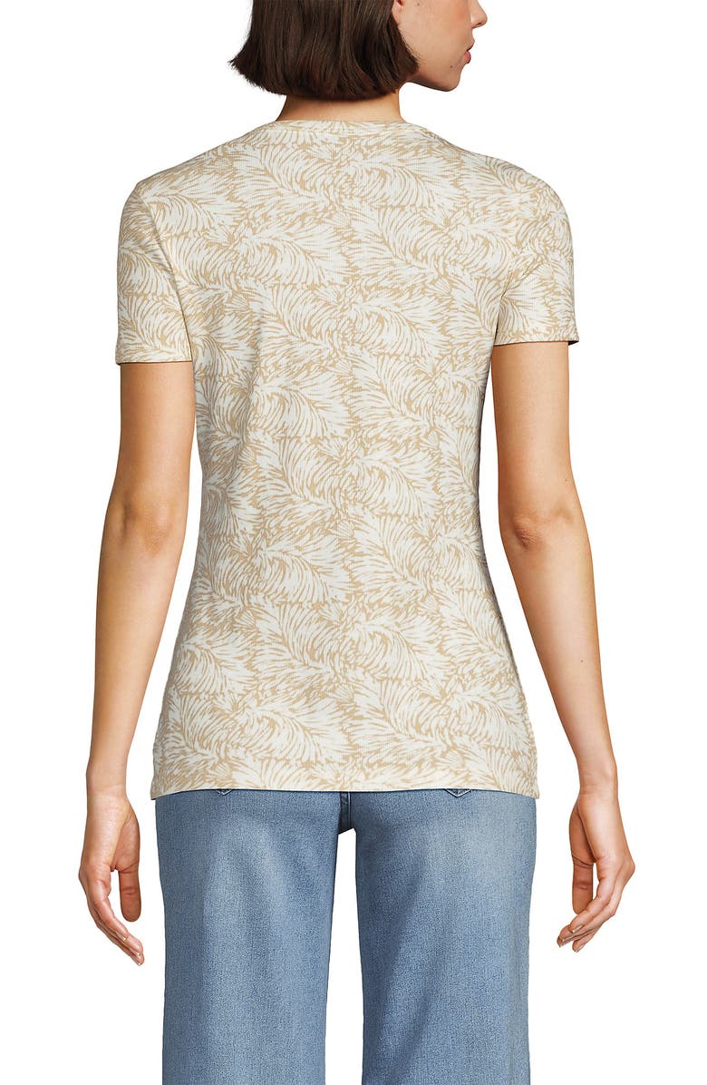 Lands' End Cotton Rib T-shirt, Alternate, color,