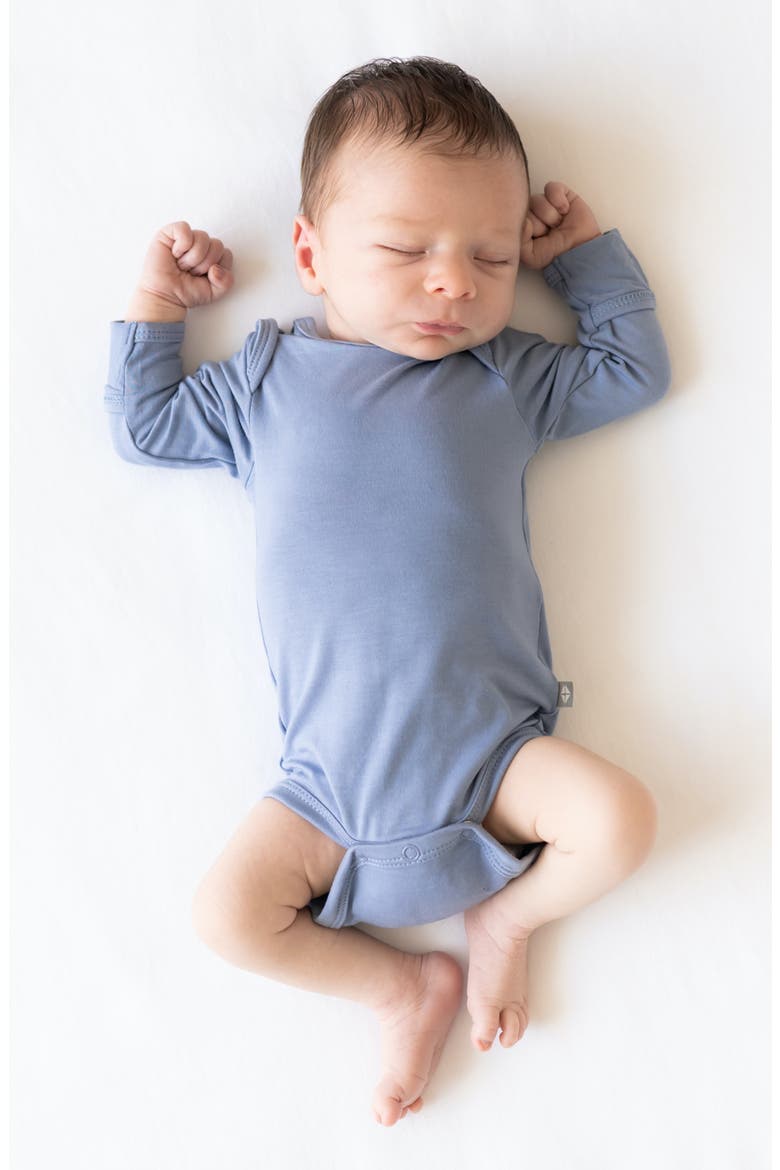 Long Sleeve Bodysuit, Alternate, color, SLATE