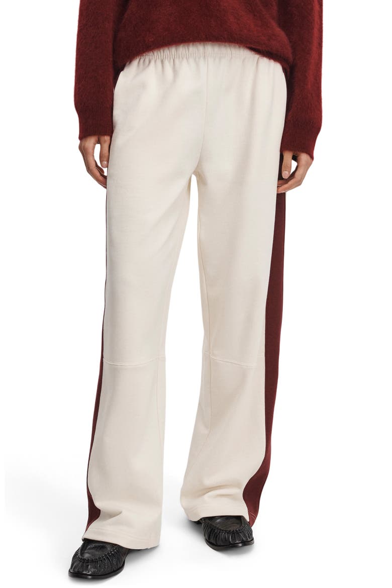 Everyday Terry Track Pants, Main, color, DARK RED MULTI