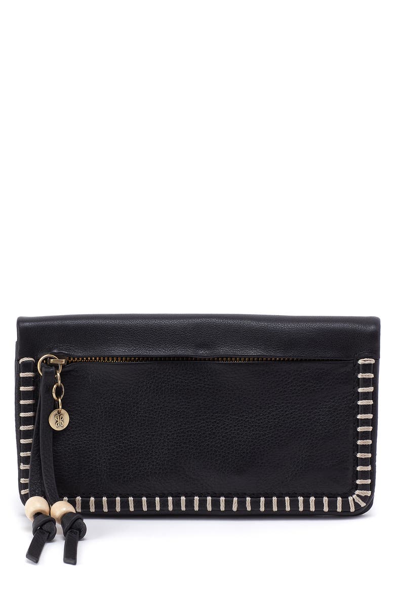 Lumen Leather Continental Bifold Wallet, Main, color, BLACK