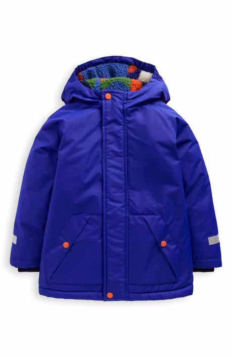Mini Boden Kids' Fleece Lined Hooded Parka