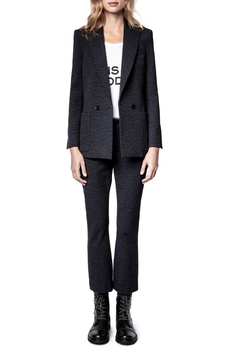 Visko Tigre Blazer, Alternate, color, ENCRE