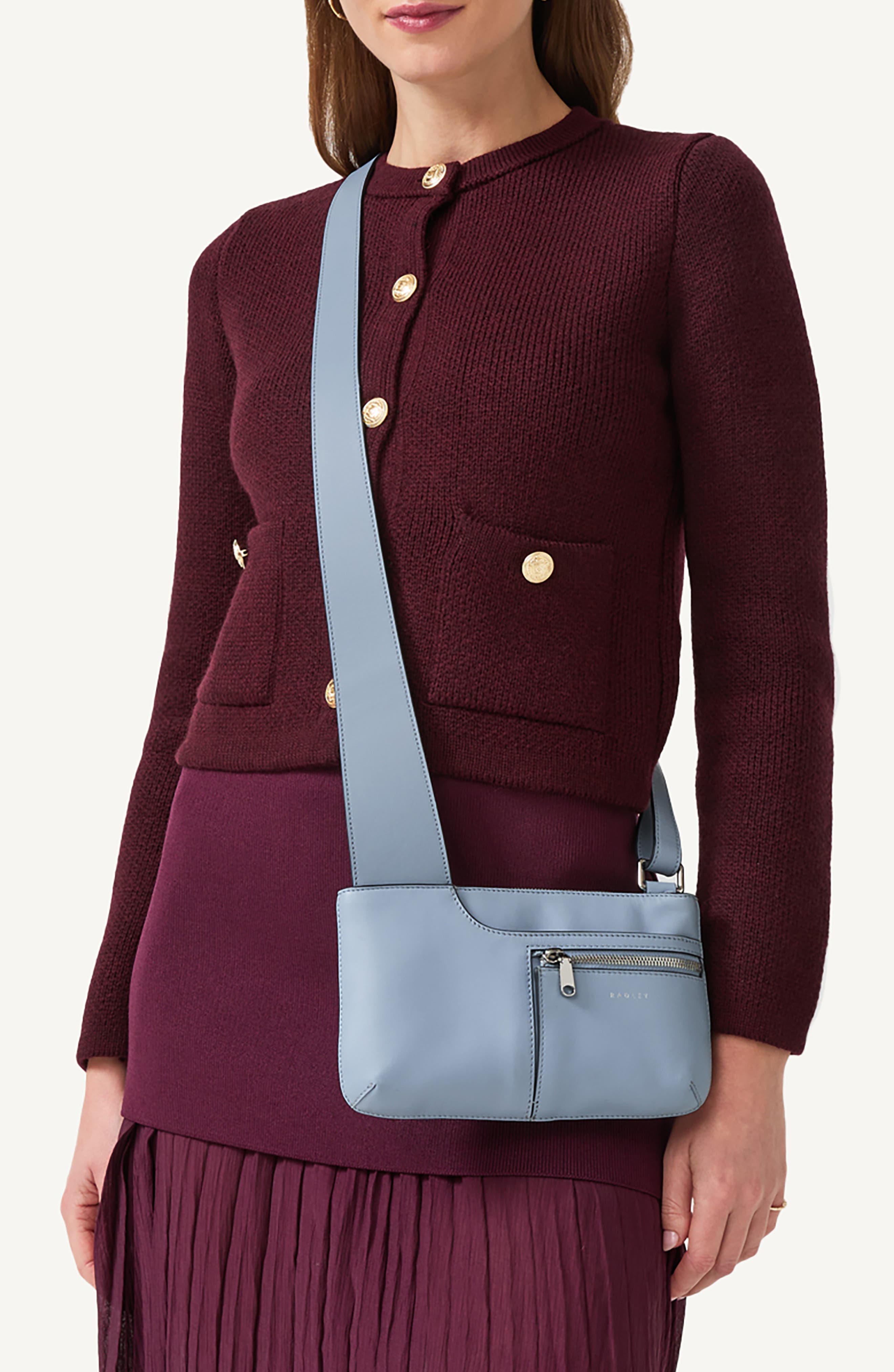 Radley Pockets Mini Crossbody Bag, Alternate, color, Smoke Blue