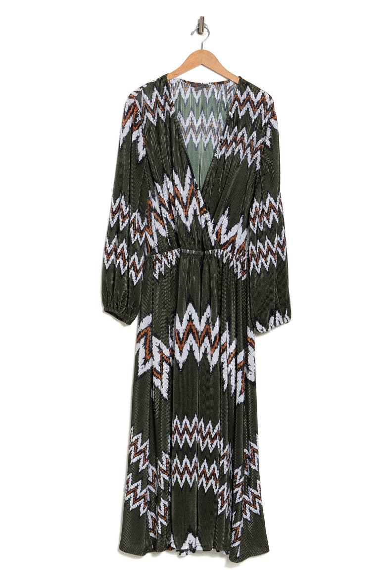 Aruba Long Sleeve Maxi Dress, Alternate, color, DEEP DEPTHS/WHITE