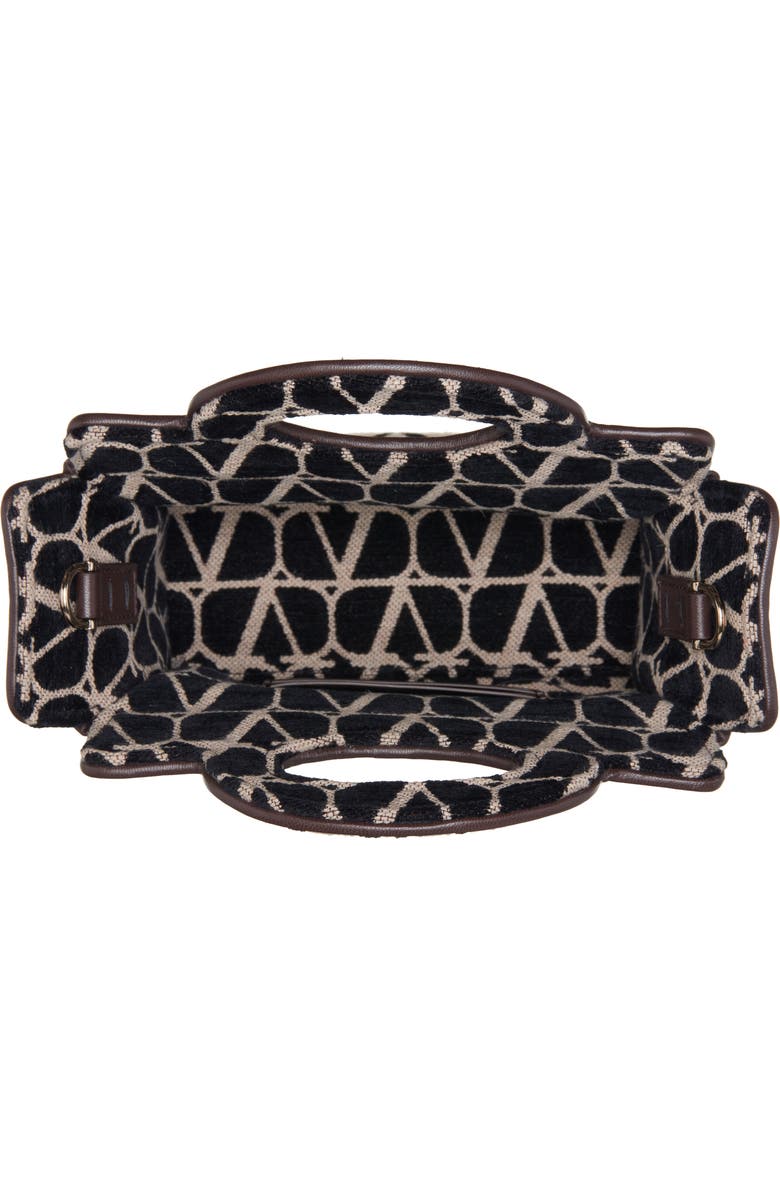 Valentino Garavani Small La Troisième VLOGO Toile Print Canvas Tote, Alternate, color,