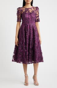 Eliza J Beaded Cocktail Dress