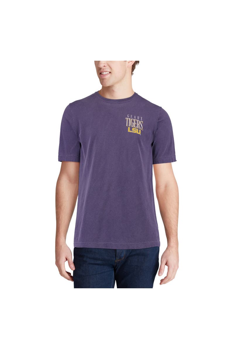 IMAGE ONE Men's Purple LSU Tigers Welcome to the South Comfort Colors T-Shirt, Alternate, color, 