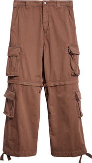 ERL Gender Inclusive Zip-Off Cargo Pants