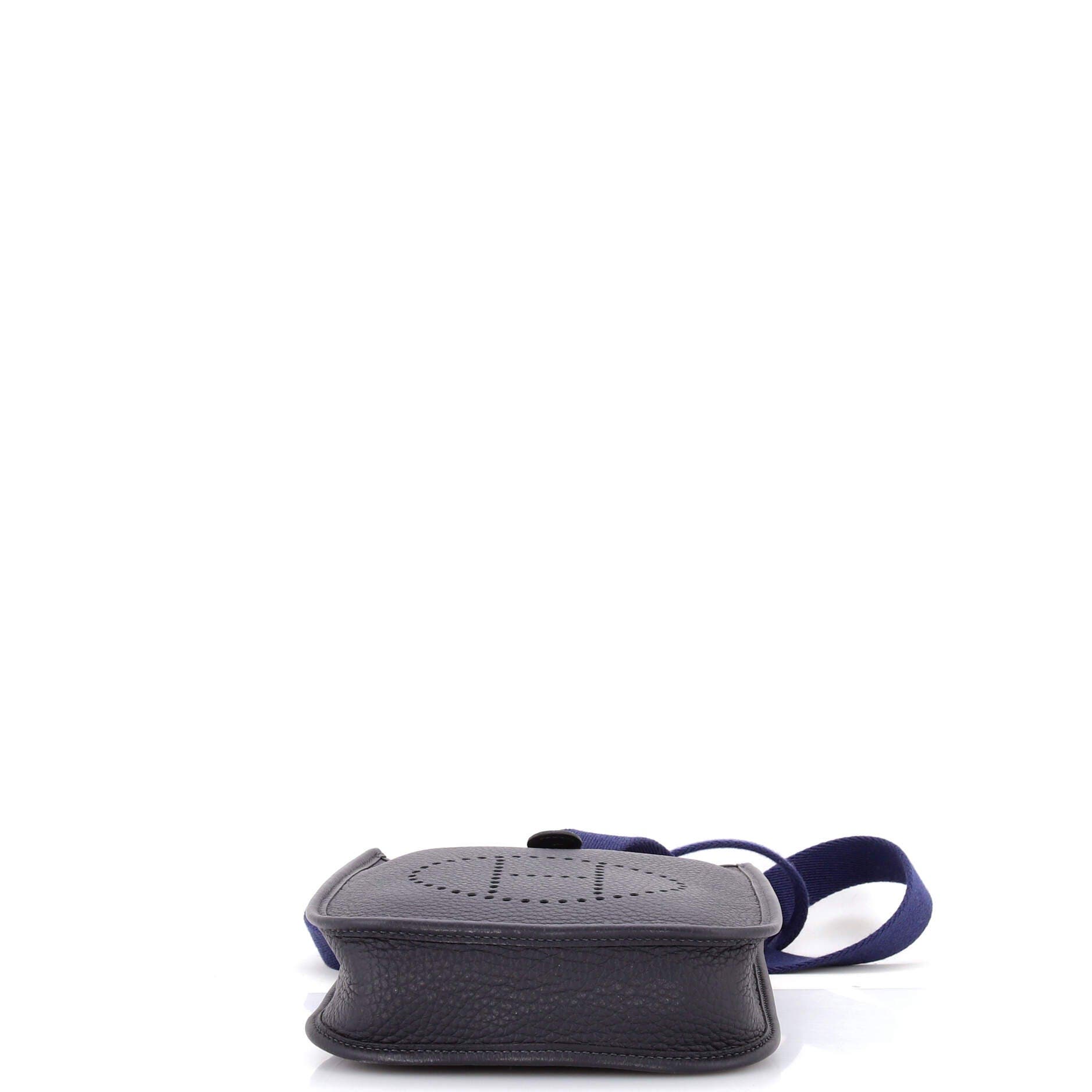 Pre-Owned Hermes Evelyne Bag Gen III Clemence TPM, Alternate, color, Caban