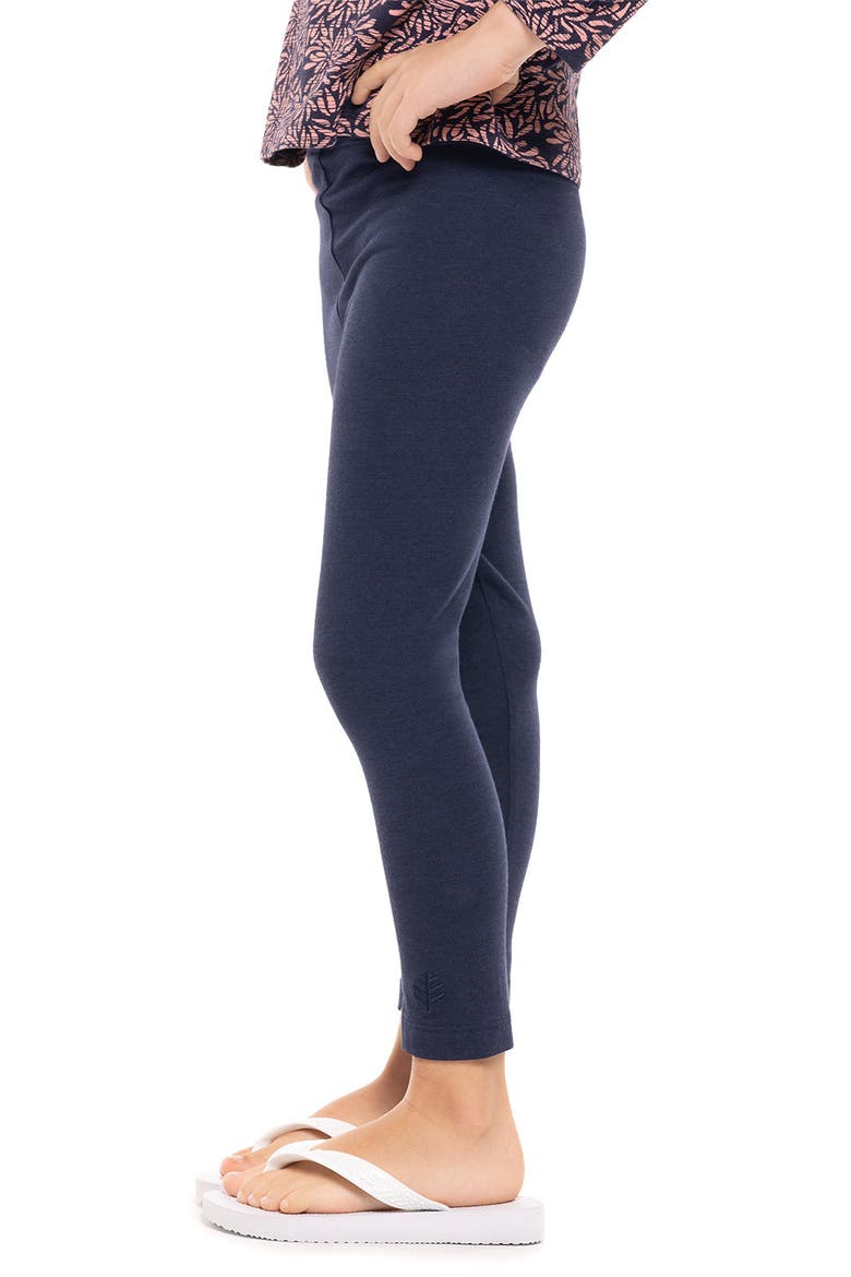 Toddler's Monterey Summer Leggings, UPF 50+ Sun Protection, Alternate, color, Navy