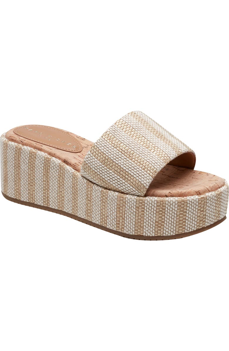 Marc Fisher LTD Daylin Platform Sandal, Main, color, Light Natural2