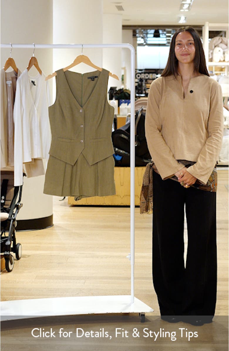 Matias Linen Romper, sales video thumbnail