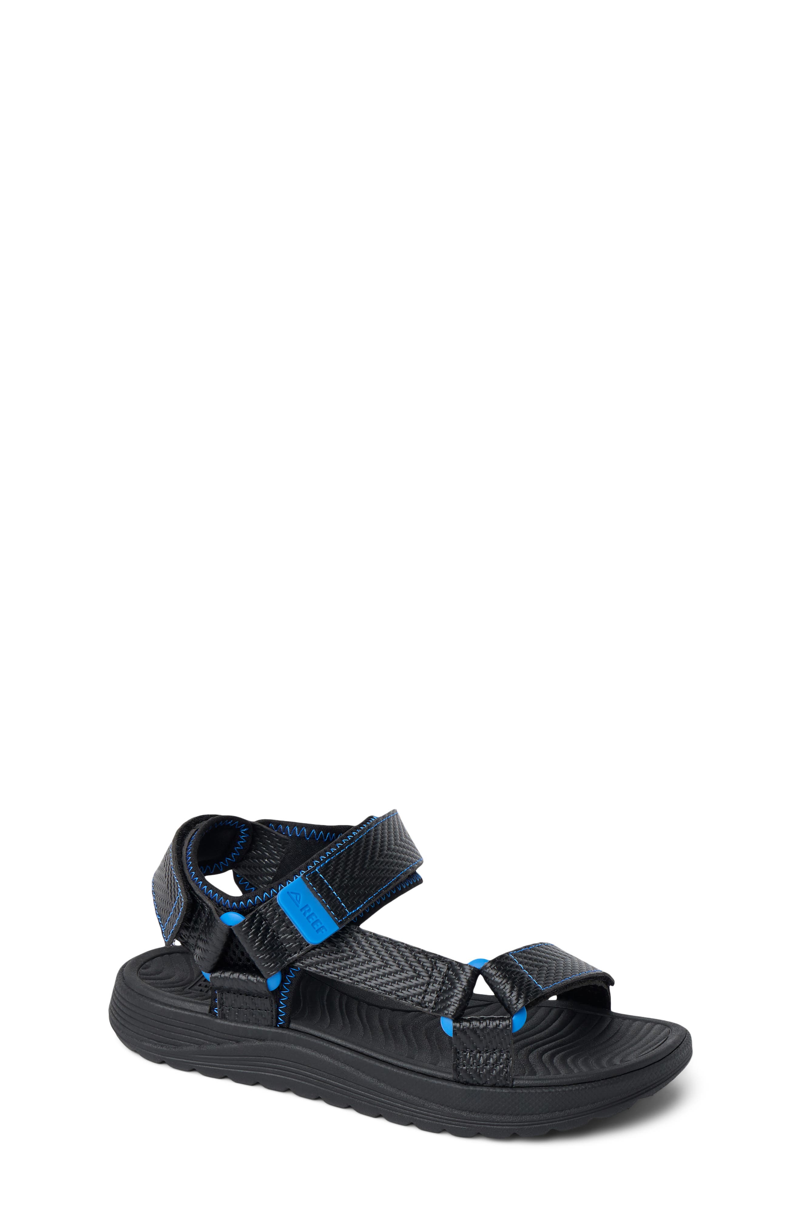 Reef Kids' Shoremazing Sandal, Main, color, Black/ Blue