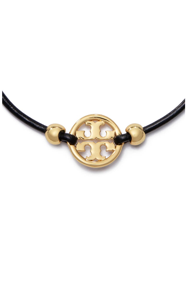 Icon Slider Bracelet, Alternate, color, TORY GOLD / BLACK