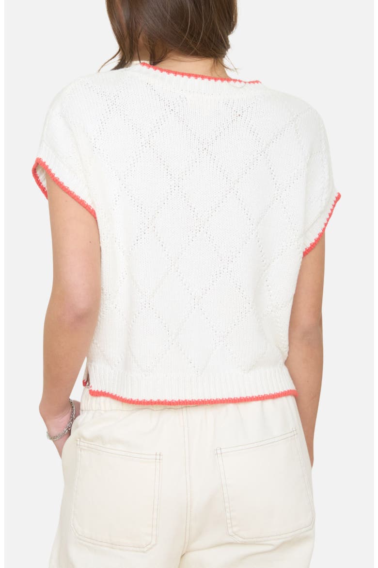 Graphic Cotton Blend Sweater, Alternate, color, CREAM