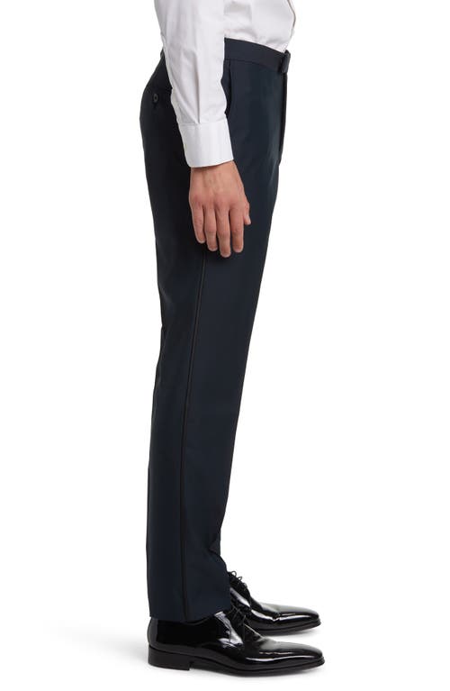 TED BAKER TED BAKER LONDON JOSH SLIM FIT WOOL TUXEDO SUIT PANTS