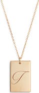 Set & Stones Stella Initial Pendant Necklace