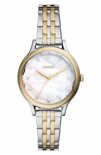 Fossil Laney Two-Tone Bracelet Watch, 34mm