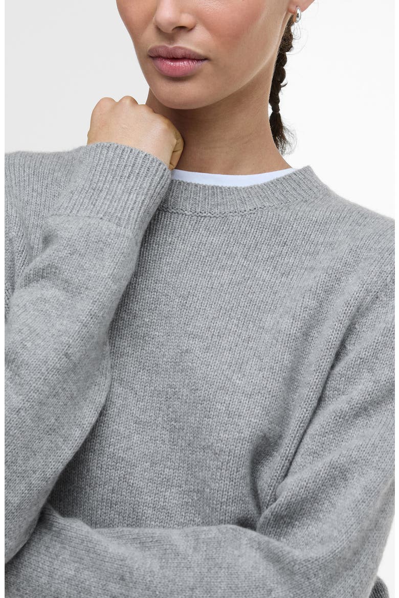 Woodhouse Wool & Cashmere Crewneck Sweater, Alternate, color, GREY MARL