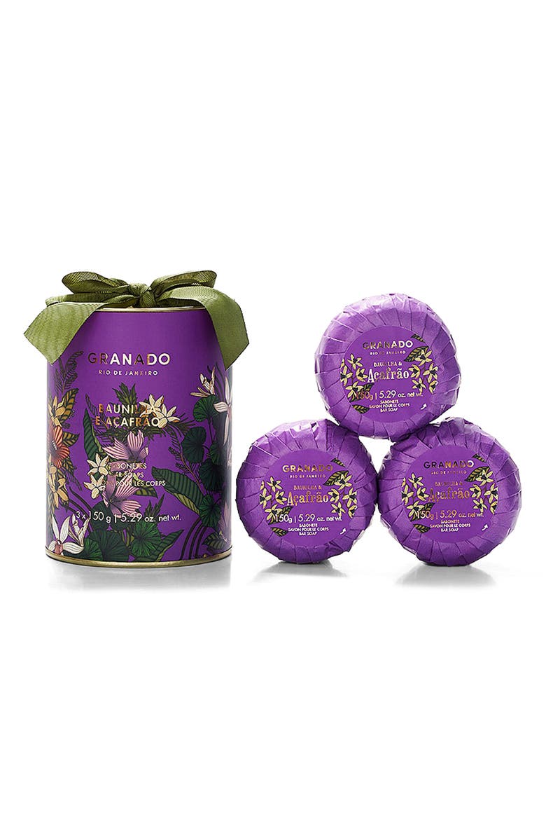 GRANADO Bar Soap Trio, Alternate, color, Baunilha & Acafrao