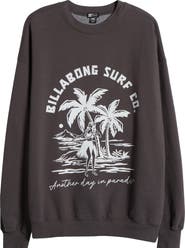 Billabong Oversize Ride in Crew Fleece Sweatshirt