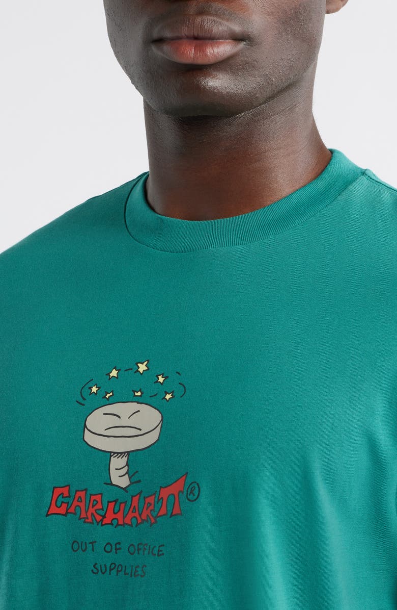Carhartt Work In Progress Office Supplies Graphic T-Shirt, Alternate, color, Saguaro