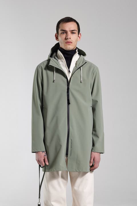 Stockholm Lightweight Zip Matte Raincoat