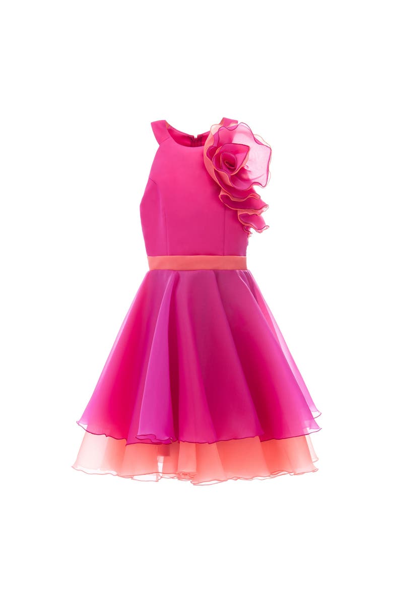 Tulleen Estancia Dress, Alternate, color, Fuchsia