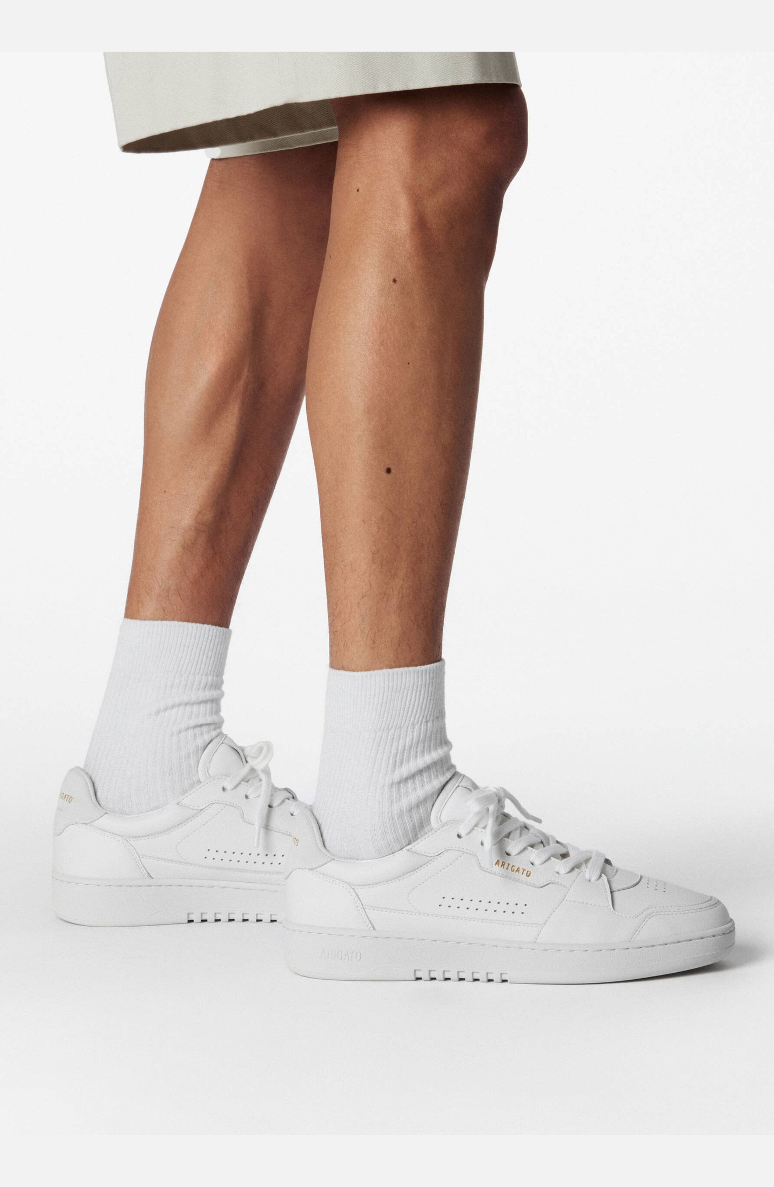 Dice Lo Full Leather Sneaker, Alternate, color, Off White/White