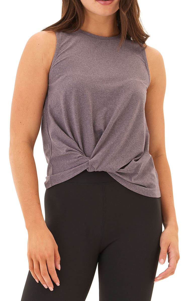 Threads 4 Thought Rosita Front Twist Muscle Tank, Main, color,