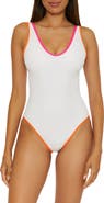 BCA by Rebecca Virtue Block Party One-Piece Swimsuit