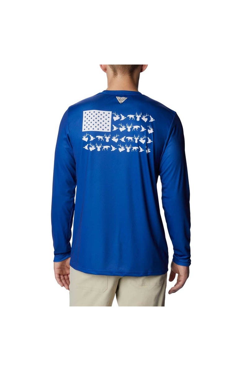 Columbia Men's Columbia Royal Kentucky Wildcats Terminal Shot Omni-Shade Omni-Wick Long Sleeve T-Shirt, Alternate, color, Royal