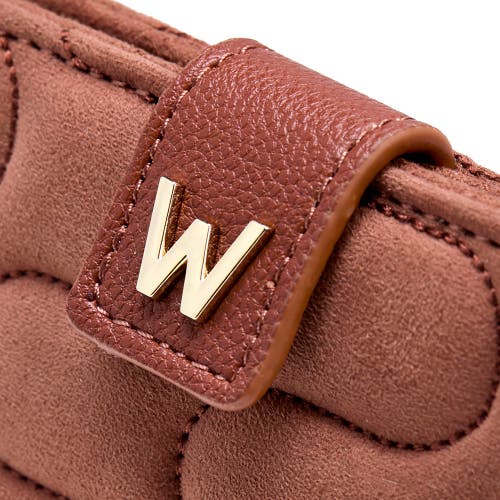 Wolf Mimi Swirl Card Case In Nutshell Brown