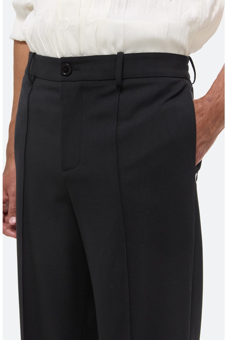 Relaxed Fit Stretch Twill Pants, Alternate, color, BLACK