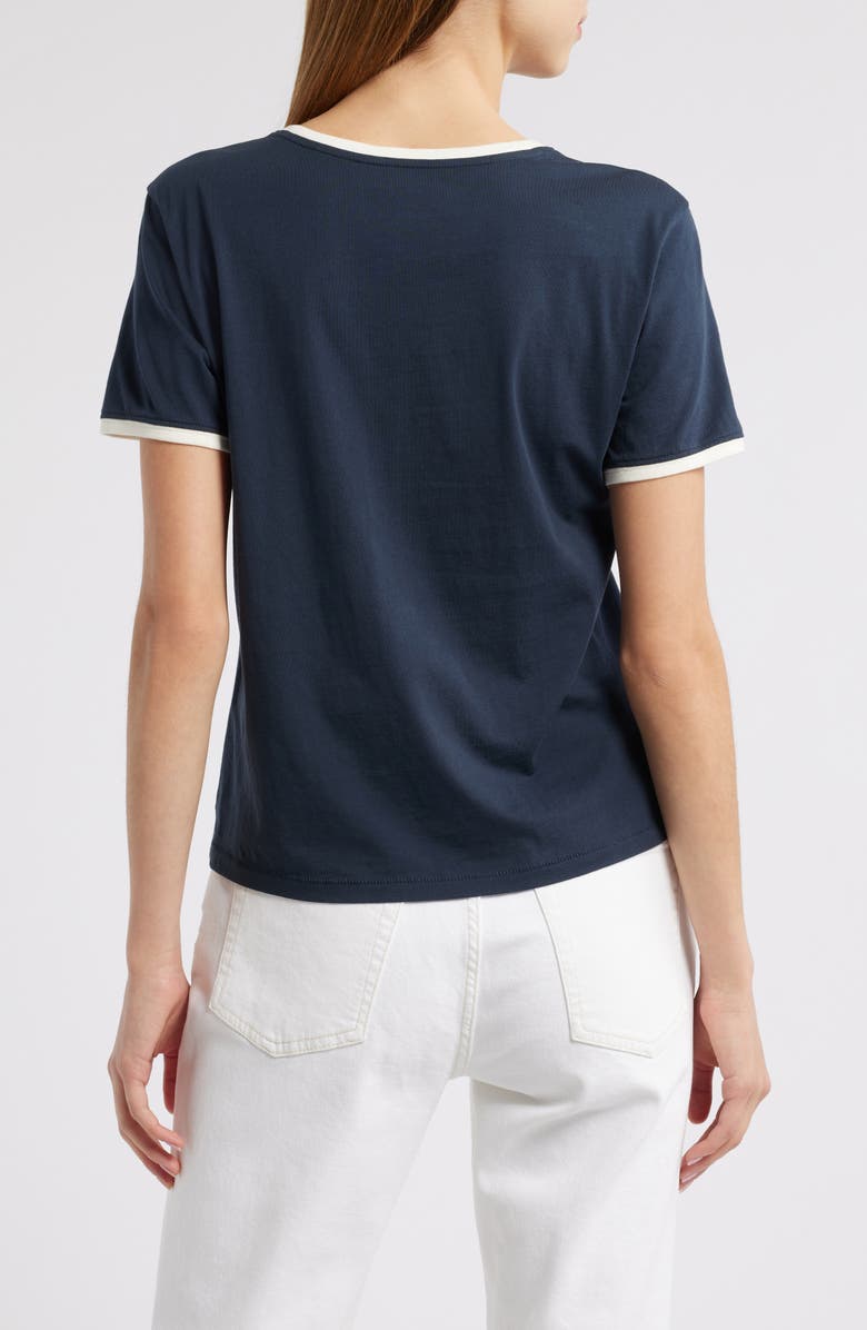 FRAME The Ringer Baby Tee, Alternate, color, 