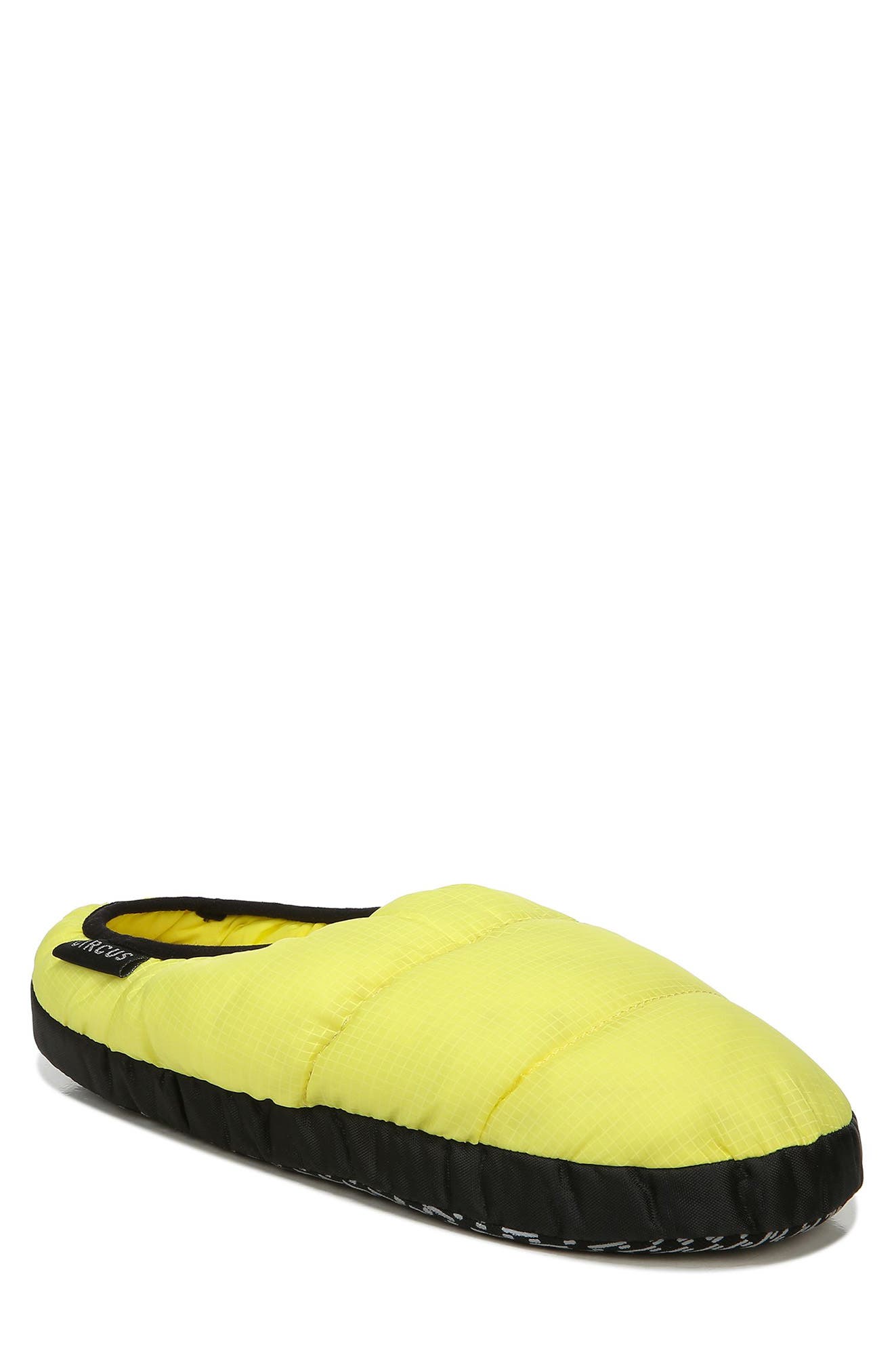 Circus by Sam Edelman Hollin Quilted Puffer Slipper, Main, color, YELLOW NYLON