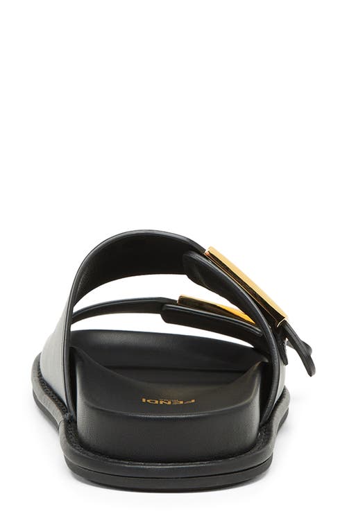 Fendi Feel Dual Strap Slide Sandal