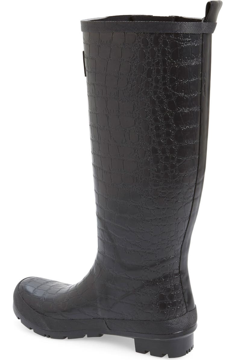 Joules 'Crockington' Tall Rain Boot, Alternate, color,