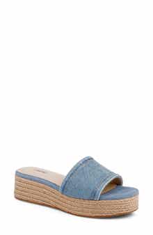 Ramani II Espadrille Platform Wedge Slide Sandal