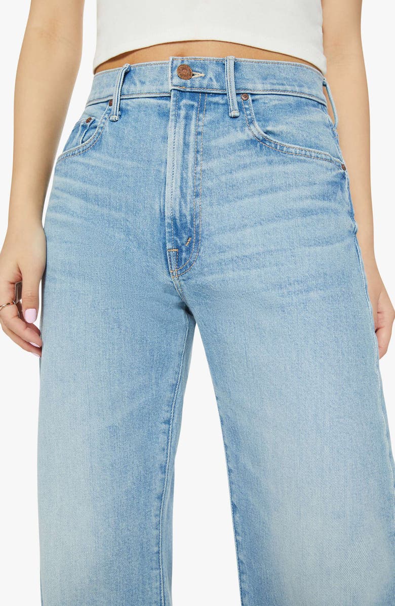 MOTHER Lil' Lasso Sneak Wide Leg Jeans, Alternate, color, 