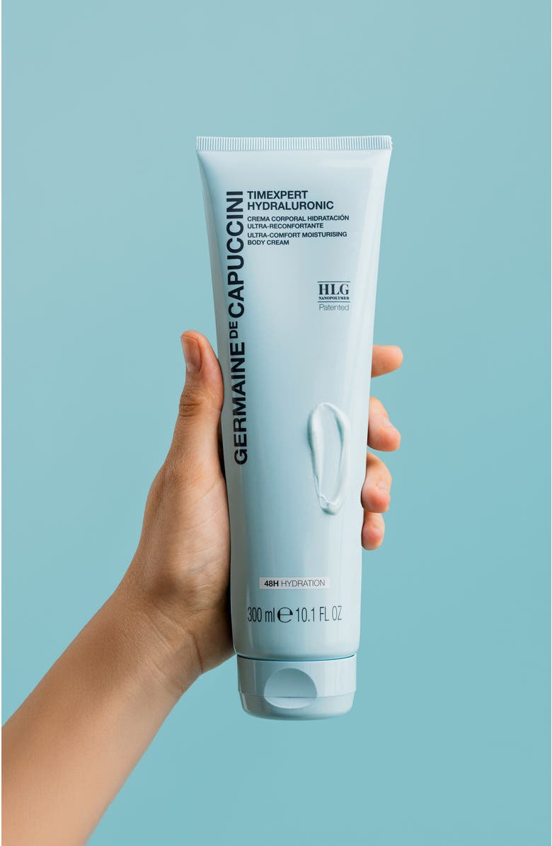 Germaine de Capuccini Timexpert Hydraluronic Ultra-Comfort Moisturizing Body Cream, Alternate, color, Light Blue
