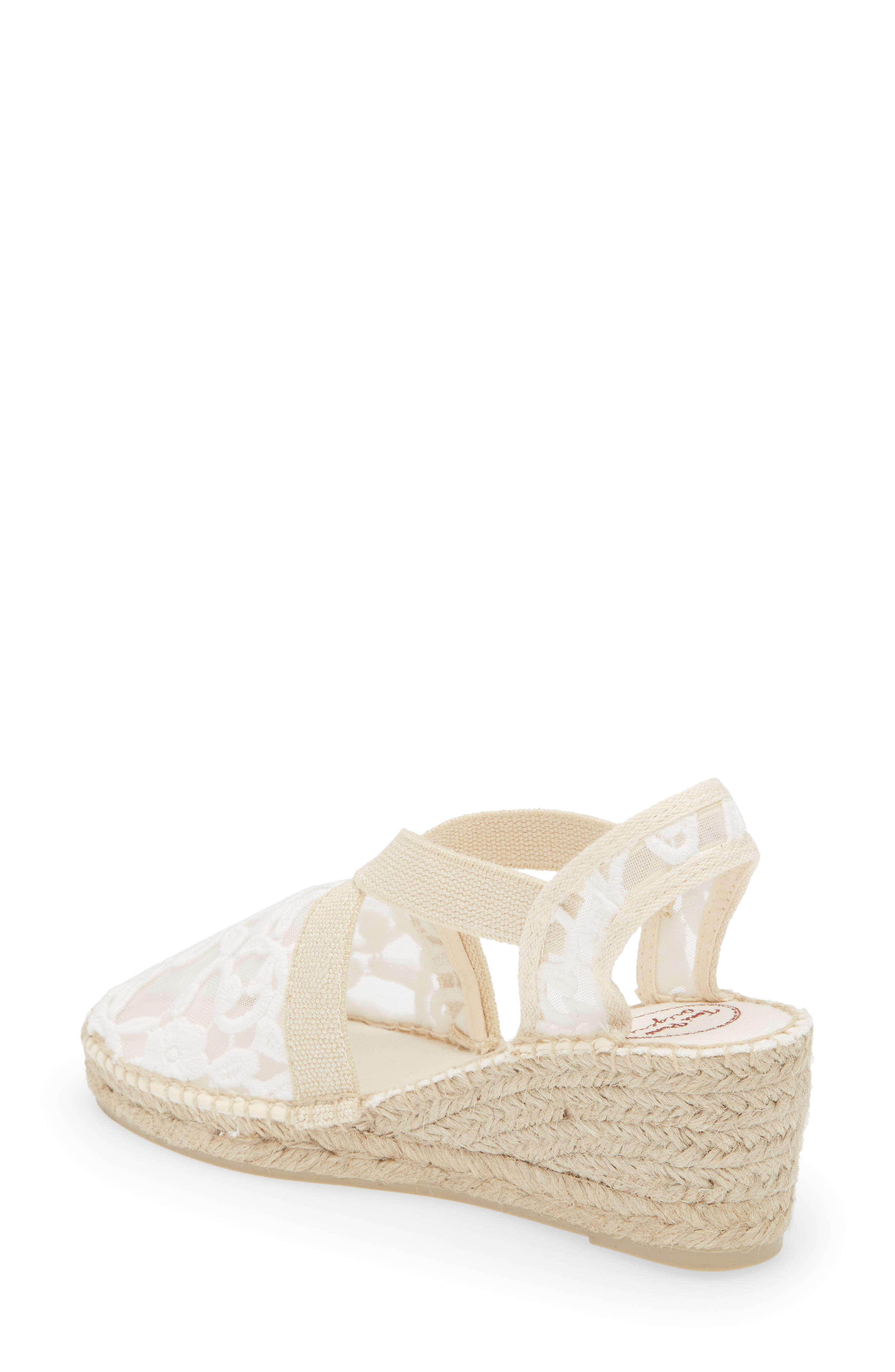 Terra Espadrille Wedge, Alternate, color, ECRU FABRIC